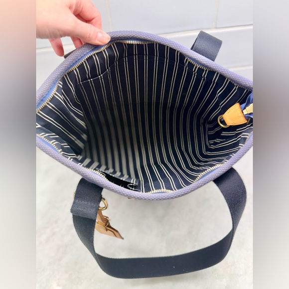 LOUIS VUITTON Y2K Vintage 2006 Blue Canvas Antigua Cabas - Picture 13 of 16